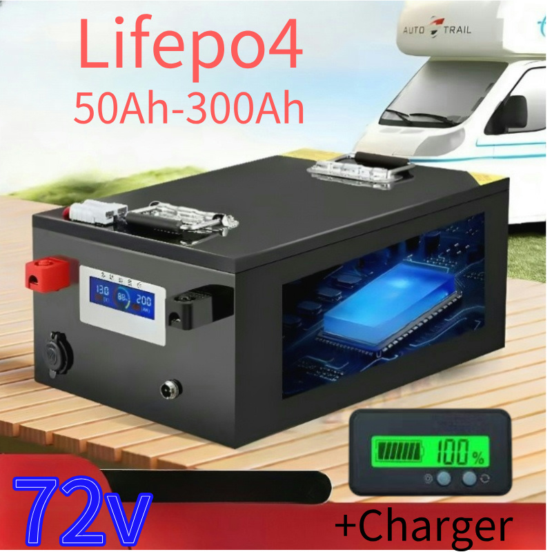 72V 40Ah Lifepo4 Battery Pack - 72V 50-300Ah LiFePO4 Battery, 72V Lithium