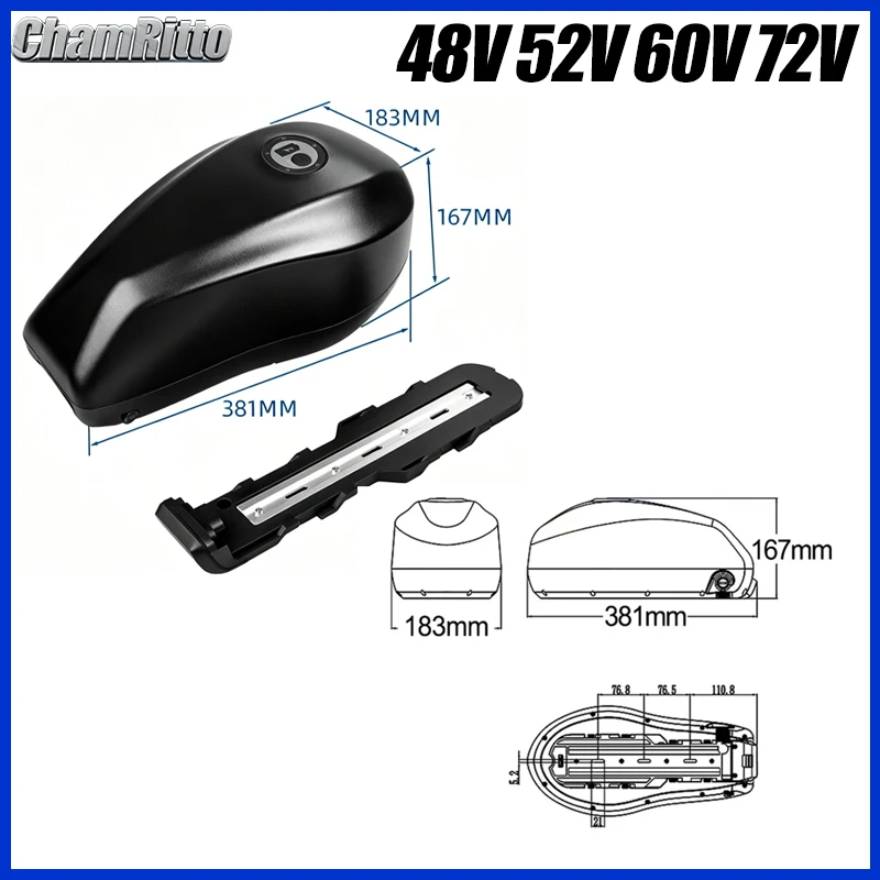 48V 50Ah 52V 35Ah 60V 40AH 72V - 72V 50Ah 21700 Lithium Battery ulasan dan harga