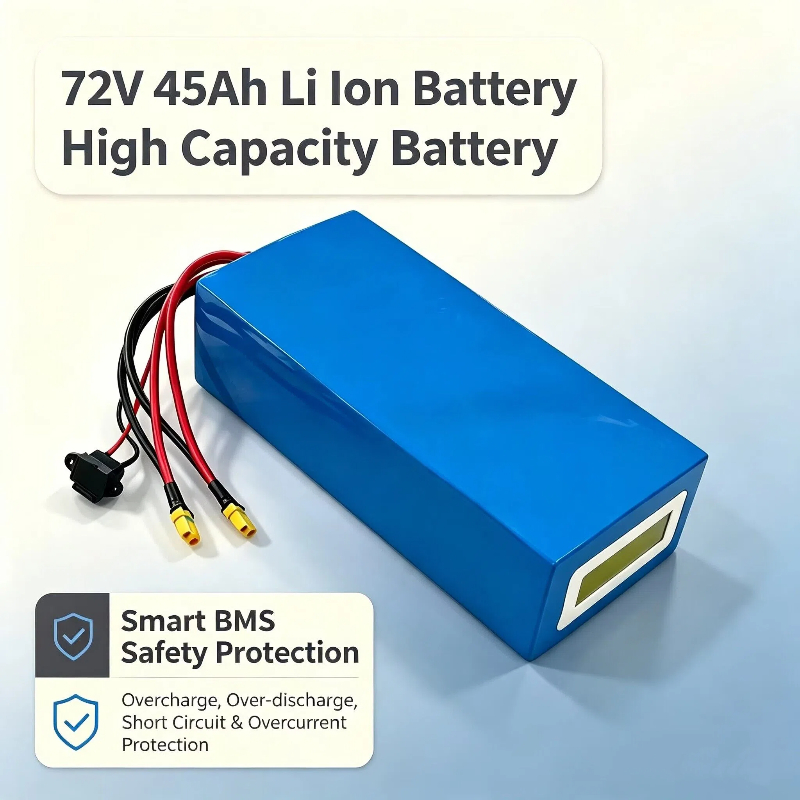 72V 45Ah Lithium Ion Triangle  - 72V 40Ah Lifepo4 Battery Pack ulasan dan harga